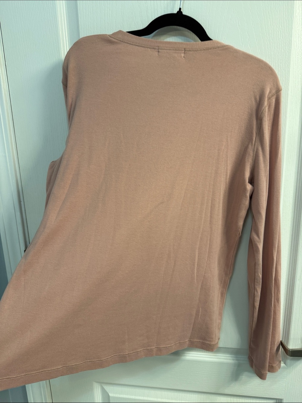 Lauren Ralph Lauren Ruffle-Front Long Sleeve Top in Dusty Pink - Picture 9 of 12